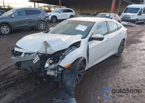 2021 Honda Civic Sport z USA, uszkodzony, nr VIN 2HGFC2F86MH513153